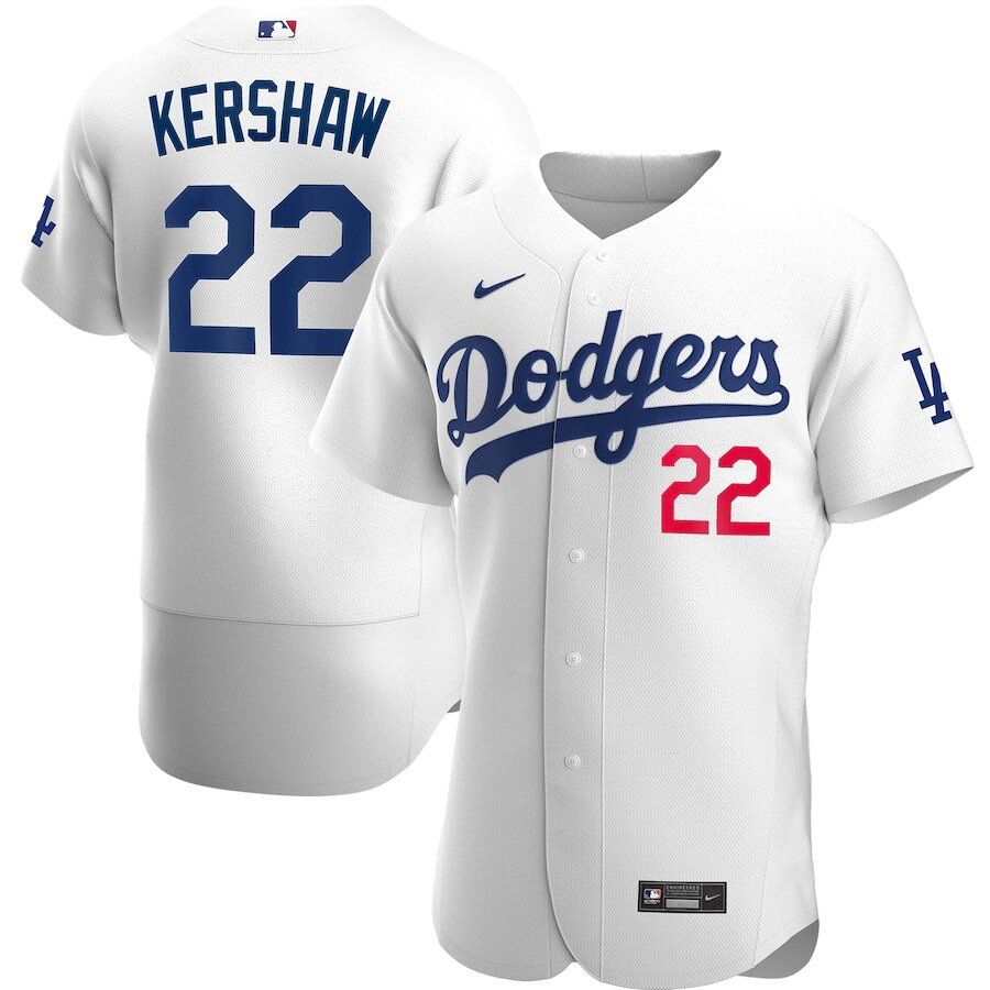 Clayton Kershaw Los Angeles Dodgers Nike Home 2020 Authentic