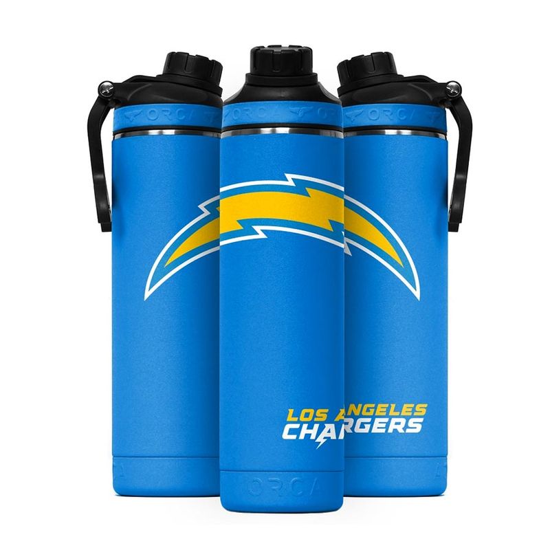 Orca / Los Angeles Chargers 22 oz. Blackout Hydra Water Bottle