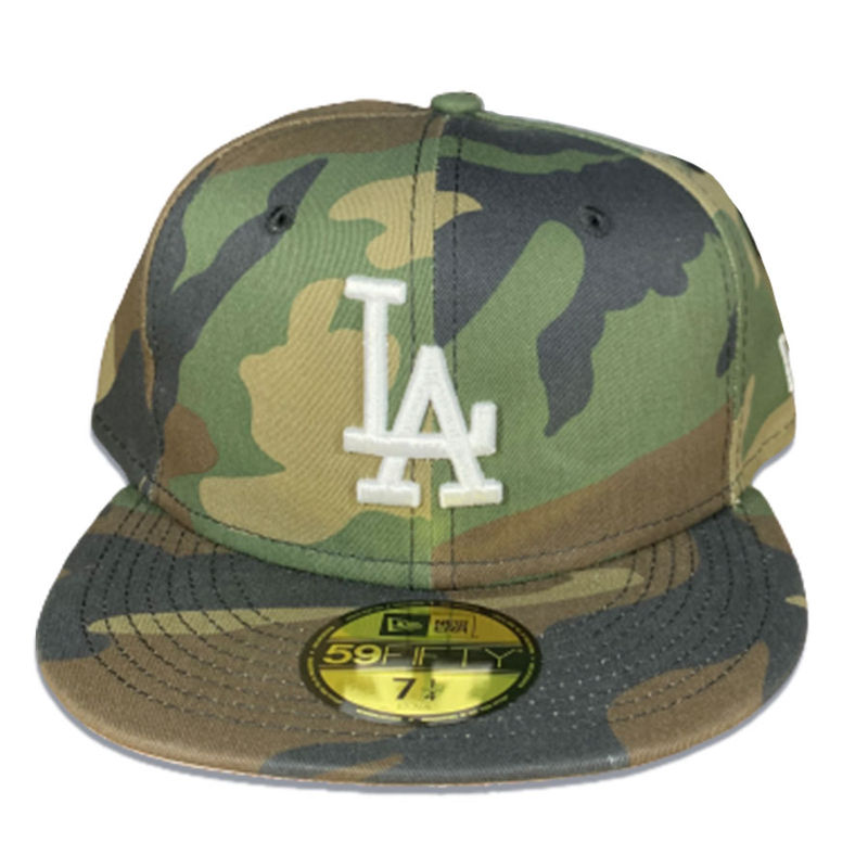 RED ANGELIC FLAME LA DODGERS CUSTOM FITTED CAP