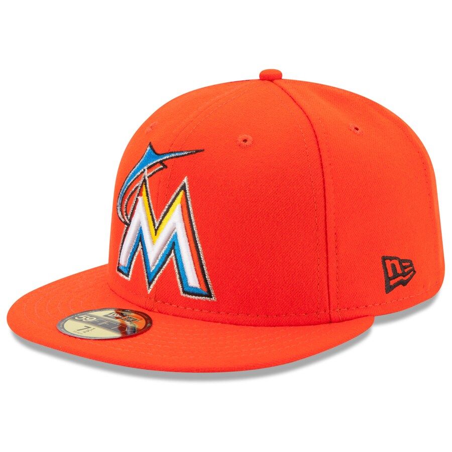 Miami Marlins Snap It Back Black/Orange Adjustable Snapback