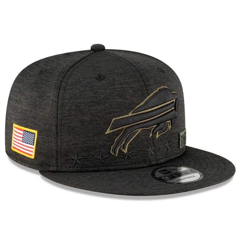 Buffalo Bills New Era Heather Black 2020 Salute to Service 9FIFTY Snapback  Adjustable Hat