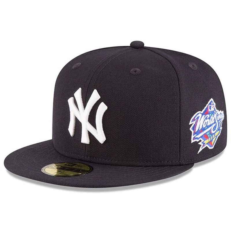 New York Yankees New Era MLB City Side Patch 59fifty Fitted Hat - Navy