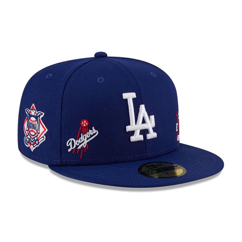 New Era - MLB Los Angeles Dodgers World Series Multi Patch 59Fifty Cap