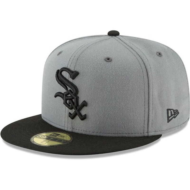 NEW ERA 59FIFTY MLB CHICAGO WHITE SOX TWO TONE / GREY UV FITTED