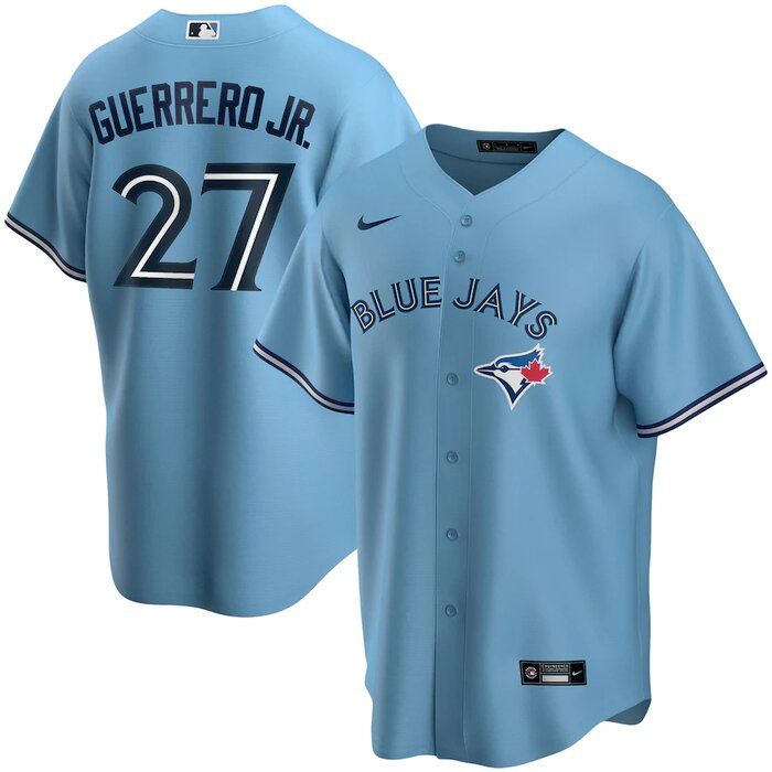 Wholesale Toronto Blue Baseball Jersey Jays 27 Vladimir Guerrero