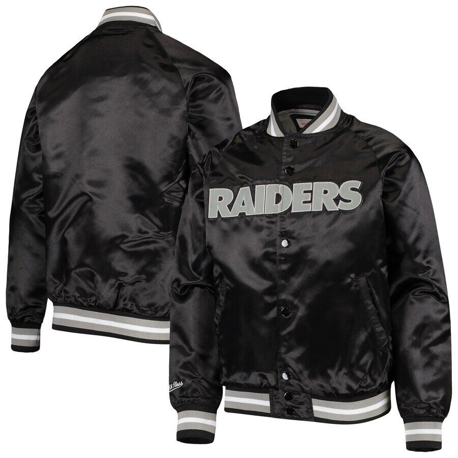 OAKLAND RAIDERS JACKET 2XL OAKLAND RAIDERS MITCHELL & NESS RAIDERS