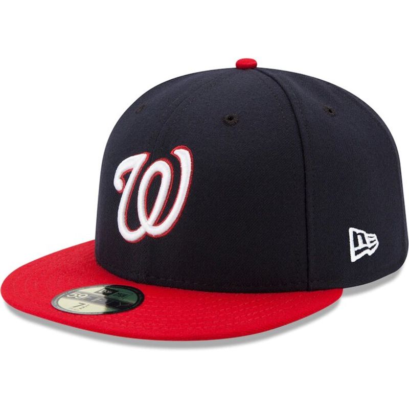 Washington Nationals New Era City Icon 59FIFTY Fitted Hat - White