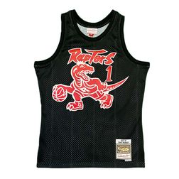 Toronto Raptors Tracy McGrady Mitchell & Ness 1998-99 Hardwood Classics Black Swingman Jersey