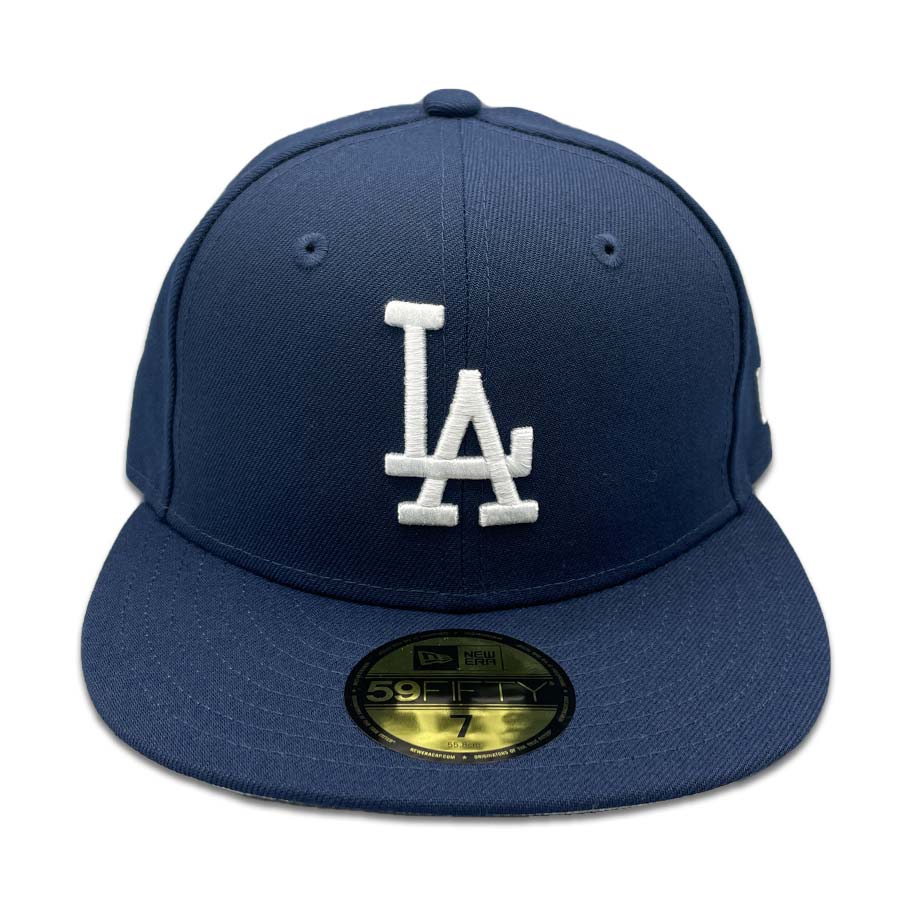 Men's New Era Gray/Blue Los Angeles Dodgers Dolphin 59FIFTY Fitted Hat