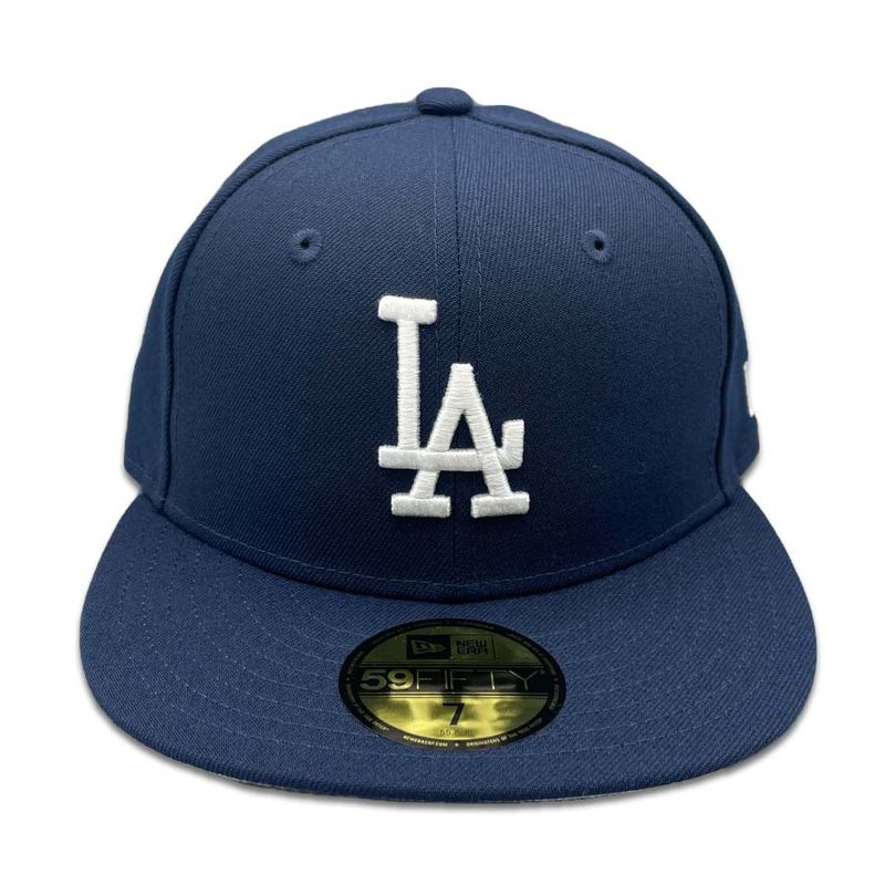 Los Angeles Dodgers New Era Green Undervisor 59FIFTY Fitted Hat - Gray