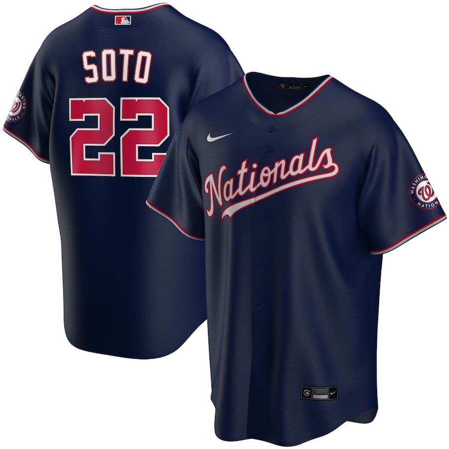 Juan Soto Signed Washington Nationals Nike Engineered MLB Jersey