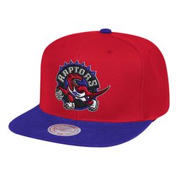 Toronto Raptors Mitchell & Ness Wool 2 Tone Hardwood Classics Snapback Hat