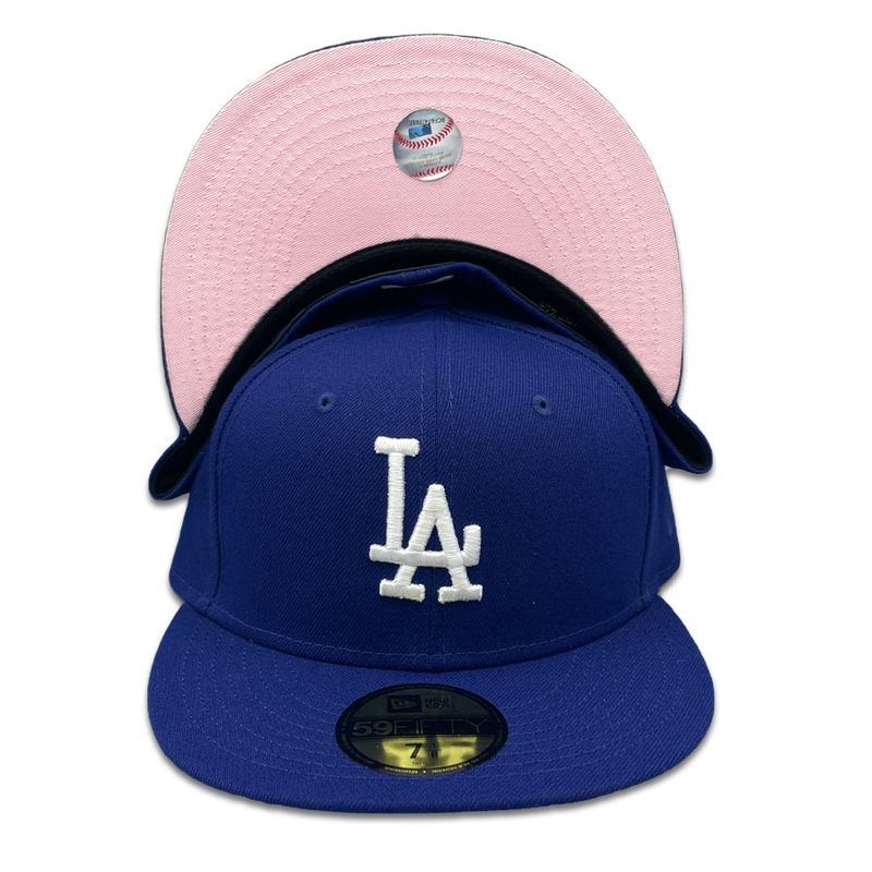 Los Angeles Dodgers Royal Blue Pink UV 59FIFTY Fitted Hat