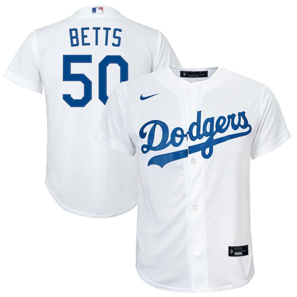 Men's Los Angeles Dodgers Mookie Betts Nike White 2021 MLB All-Star Game  Replica Player Jersey