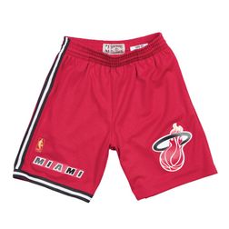 Miami Heat Mitchell & Ness 1996-97 Alternate Red Swingman Shorts