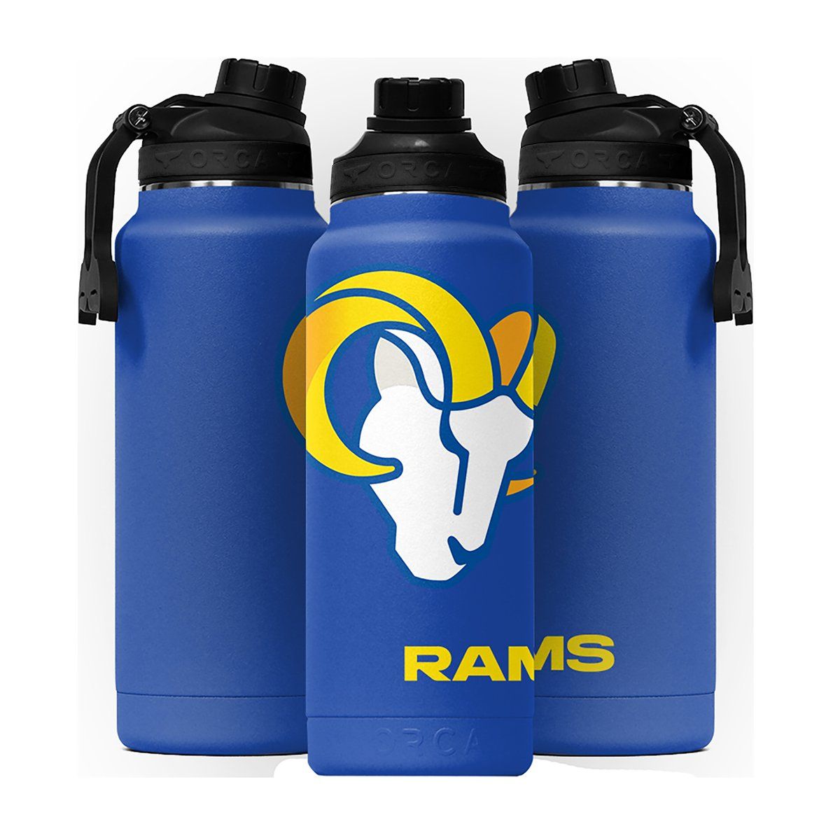 Los Angeles Rams ORCA 34oz Large Logo Hydra Water Bottle