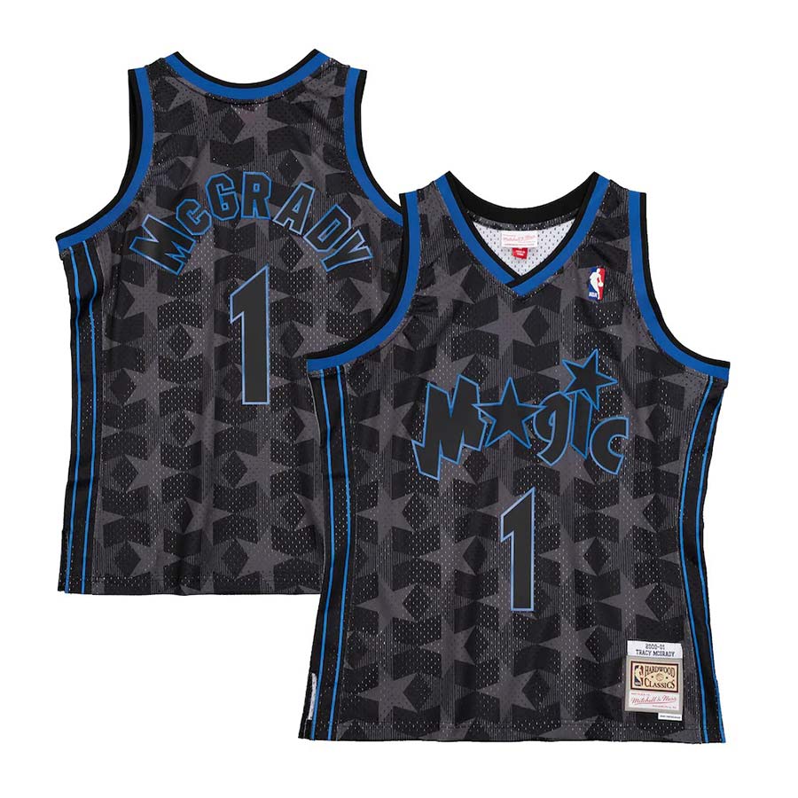 Men's Mitchell & Ness Gray Orlando Magic Hardwood Classic Reload