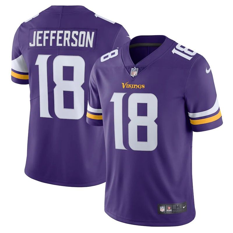 : NFL PRO LINE Men's Justin Jefferson Purple Minnesota