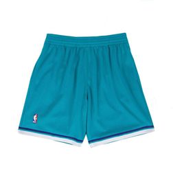 Charlotte Hornets Mitchell & Ness 1992-93 Teal Swingman Shorts