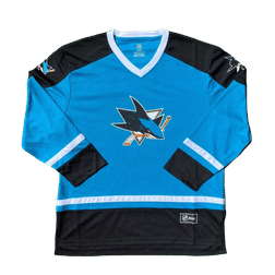 San Jose Sharks Teal NHL Blue Line Team Jersey