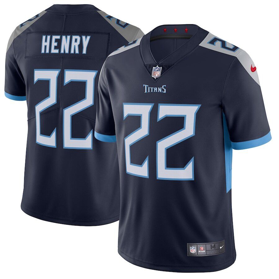 Nike Titans 22 Derrick Henry Light Blue Vapor Untouchable Limited