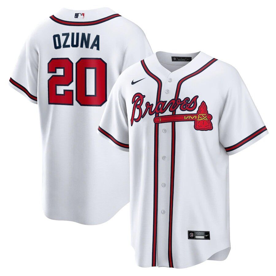 Marcell Ozuna Atlanta Braves City Connect Jersey by NIKE