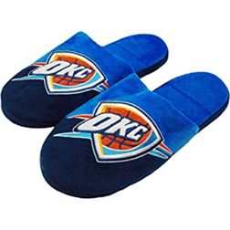 Mens Oklahoma City Thunder Color Block FOCO Slippers