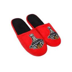 Mens Chicago Blackhawks Stanley Cup Champion FOCO Slippers