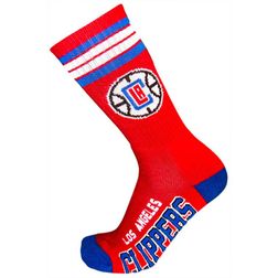 Los Angeles Clippers NBA 4 Stripe Deuce Crew Socks