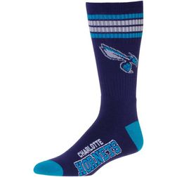 Charlotte Hornets NBA 4 Stripe Deuce Crew Socks