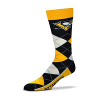 Pittsburgh Penguins For Bare Feet Argyle Crew Socks