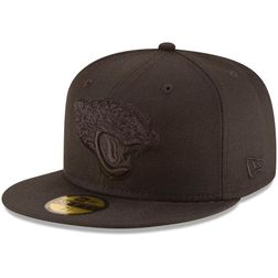 Jacksonville Jaguars Black on Black Basic New Era 59FIFTY Fitted Hat