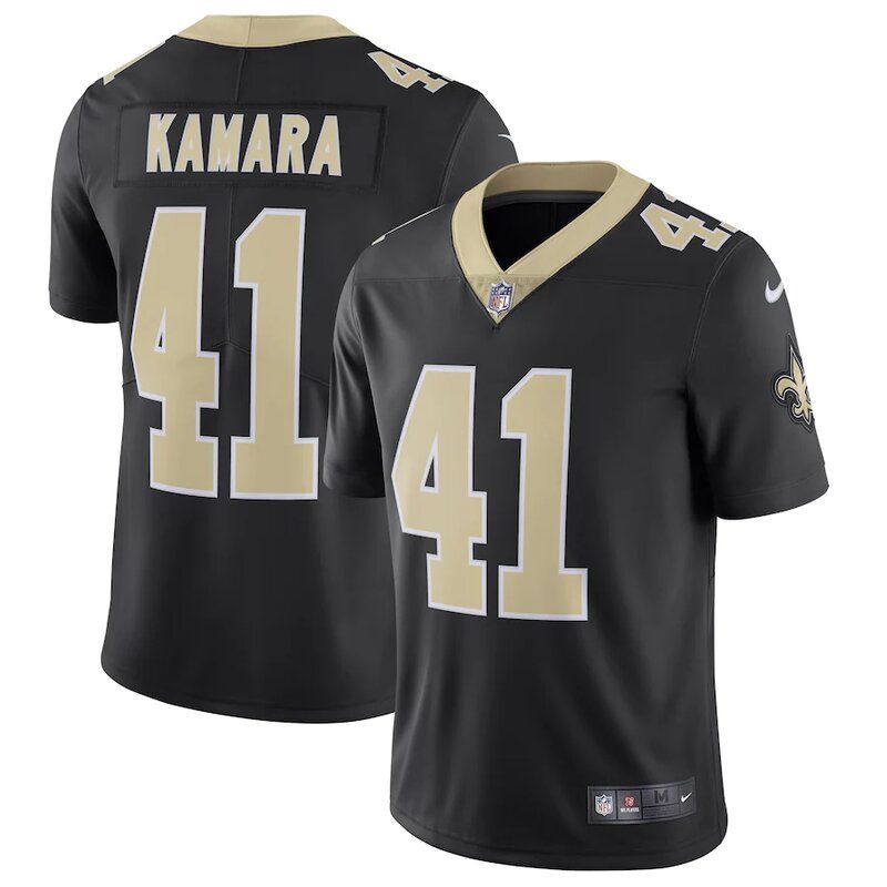 New Orleans Saints Alvin Kamara Black Nike Vapor Untouchable Limited Jersey