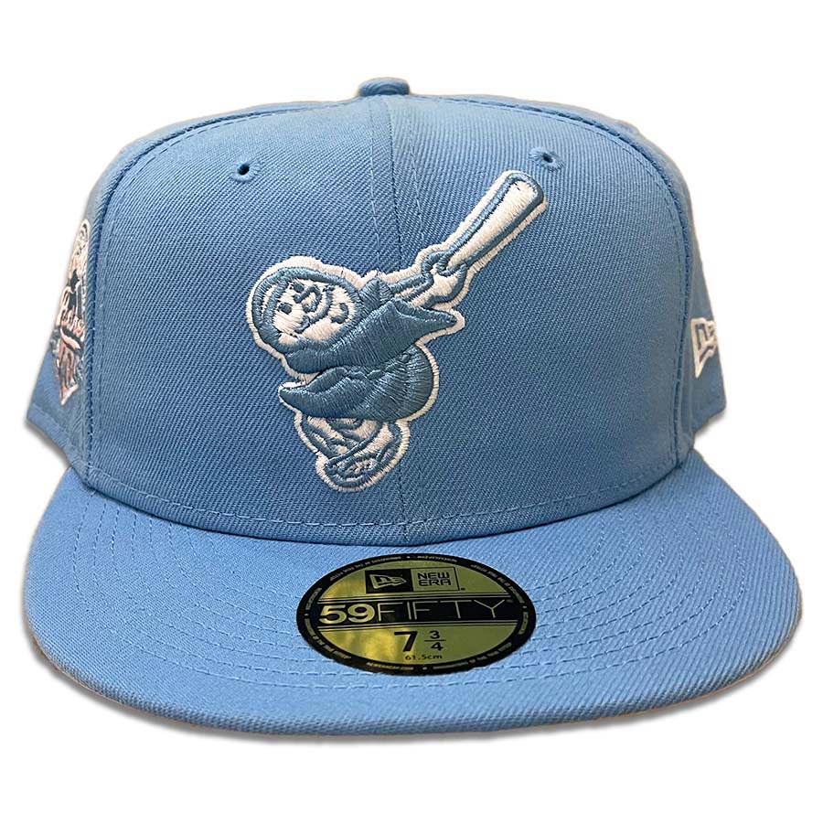 New Era 59FIFTY Silky Pink UV Kansas City Royals 40th Anniversary Patch Hat - Light Blue Light Blue / 7 1/8