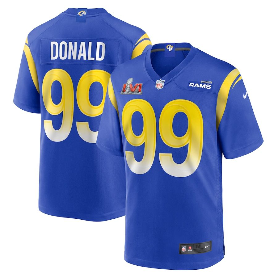 Nike Los Angeles Rams No99 Aaron Donald Royal Blue Alternate Super Bowl LIII Bound Women's Stitched NFL Vapor Untouchable Limited Jersey