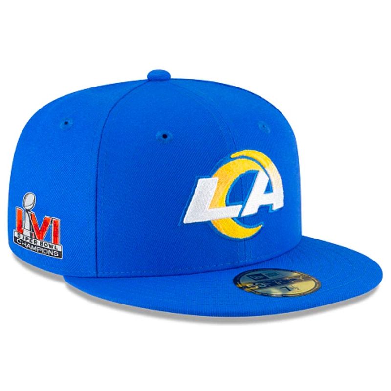 Los Angeles Rams Super Bowl LVI Side Patch NFL New Era 59fifty Fitted Hat  Cap