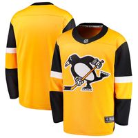 Pittsburgh Penguins Fanatics Branded Gold Alternate Breakaway Jersey