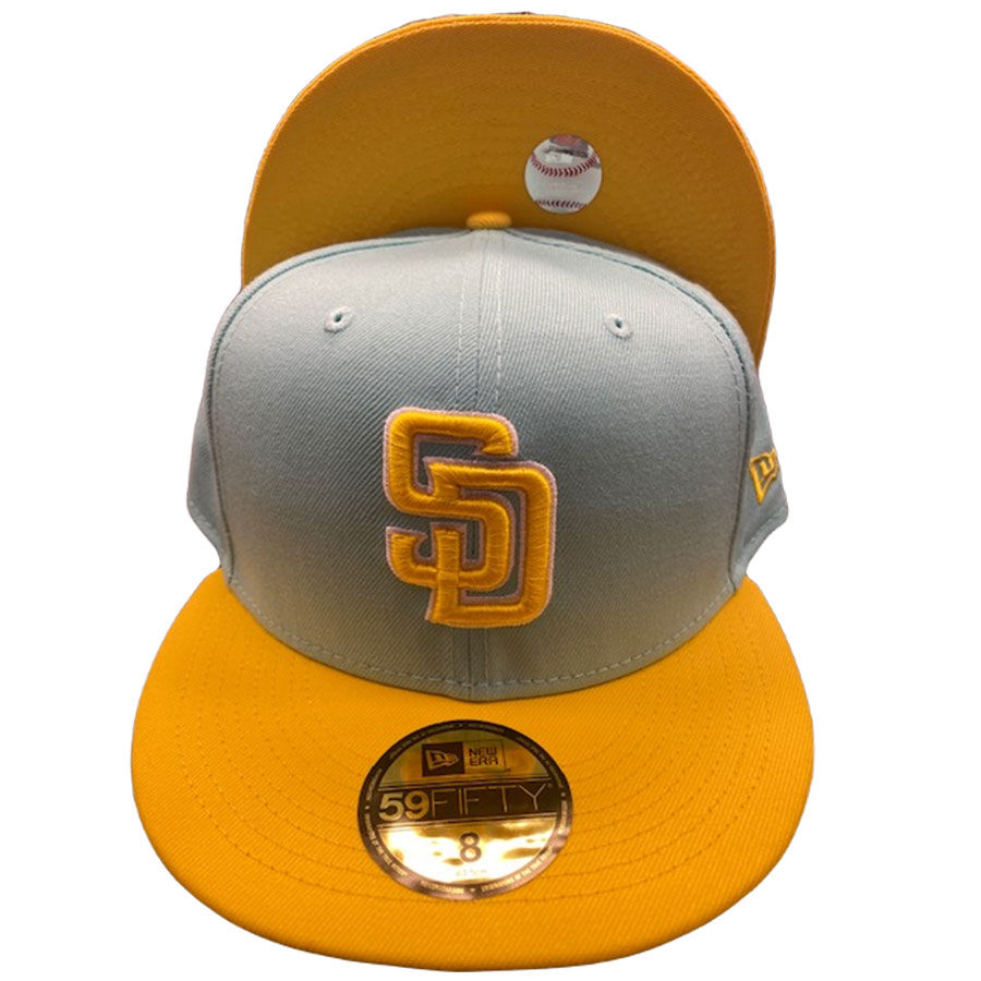 San Diego Padres Mint Yellow Two Tone Yellow UV 59FIFTY Fitted Hat