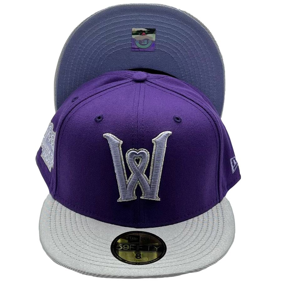 Worcester Red Sox Purple Ric Flair Color Brim 2021 Inaugural Season Side  Patch Lavender UV 59FIFTY Fitted Hat