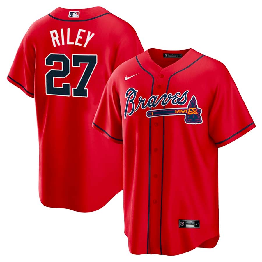 Austin Riley Jersey - Atlanta Braves Replica Adult Home Jersey