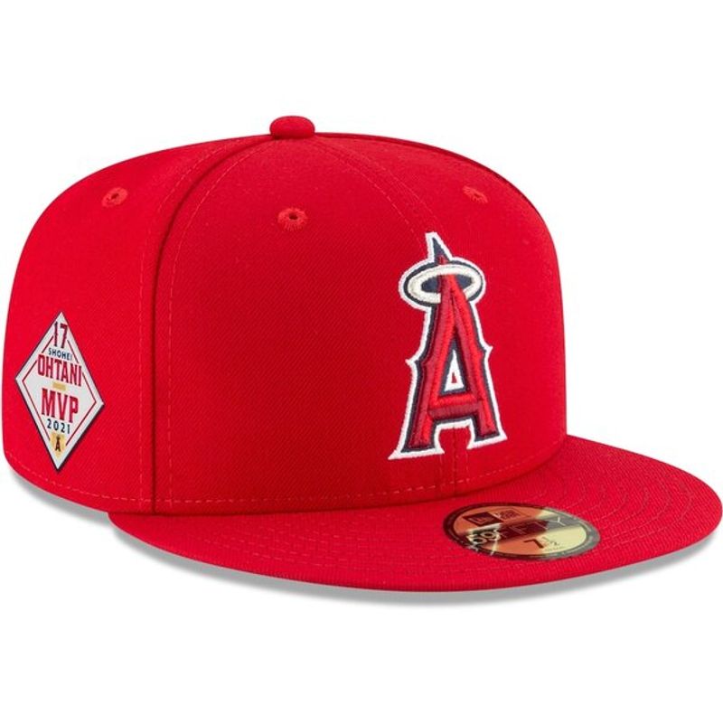 Los Angeles Angels Shohei Ohtani New Era Red 2021 American League MVP  Authentic Collection On-Field 59FIFTY Fitted Hat