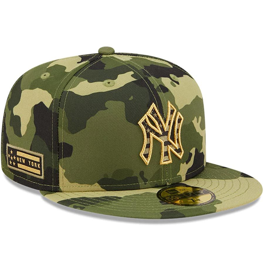 Tampa Bay Rays New Era MLB Armed Forces Day On-Field 59FIFTY Fitted Hat -  Camo