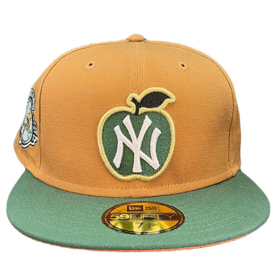 Los Angeles Dodgers New Era 100th Season Orange Undervisor 59FIFTY Fitted  Hat - Green