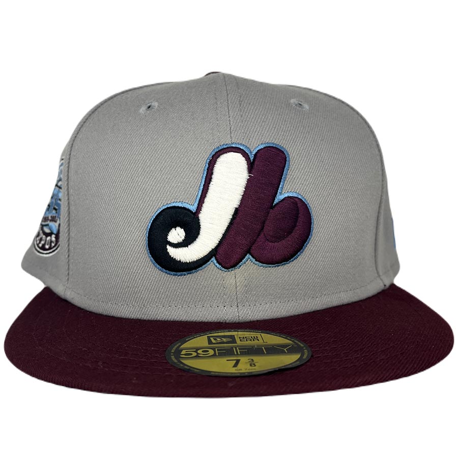 Montreal Expos New Era Gray Game Bucket Hat