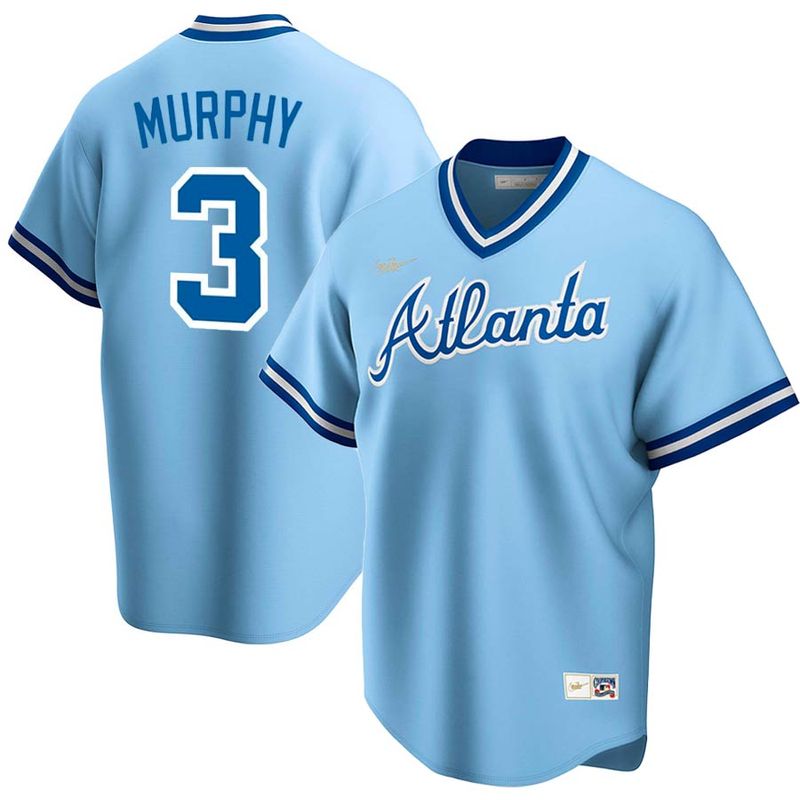 Men's Atlanta Braves Dale Murphy Blue/Royal Cooperstown Collection Replica  Player Jersey