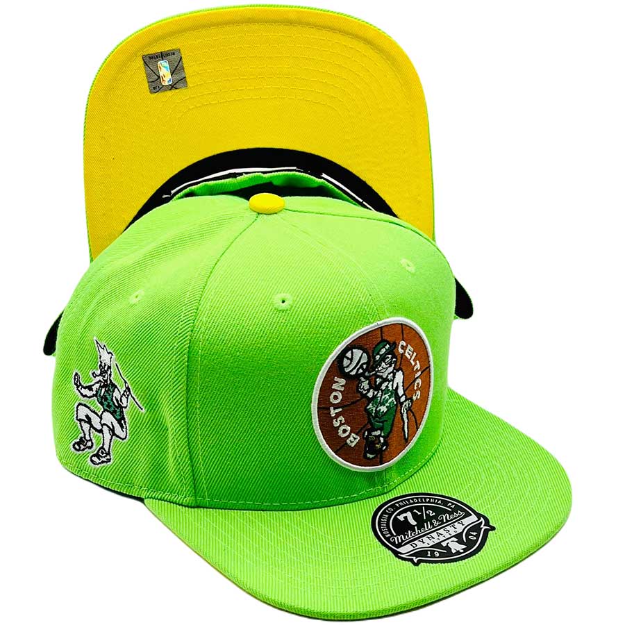 MITCHELL & NESS BOSTON CELTICS BASEBALL CAP COLOR GREEN