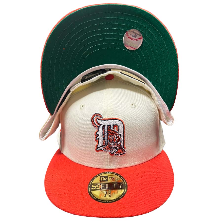 Detroit Tigers Two Tone Classic Pack Tiger Stadium Side Patch Orange UV  59FIFTY Fitted Hat