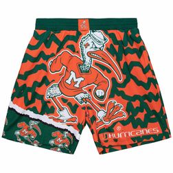 Miami Hurricanes Jumbotron 2.0 Sublimated Mitchell & Ness Shorts