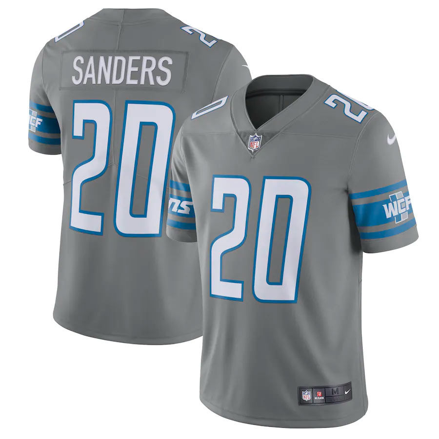 Nike Detroit Lions No20 Barry Sanders Camo Men's Stitched NFL Limited Rush Realtree Jersey