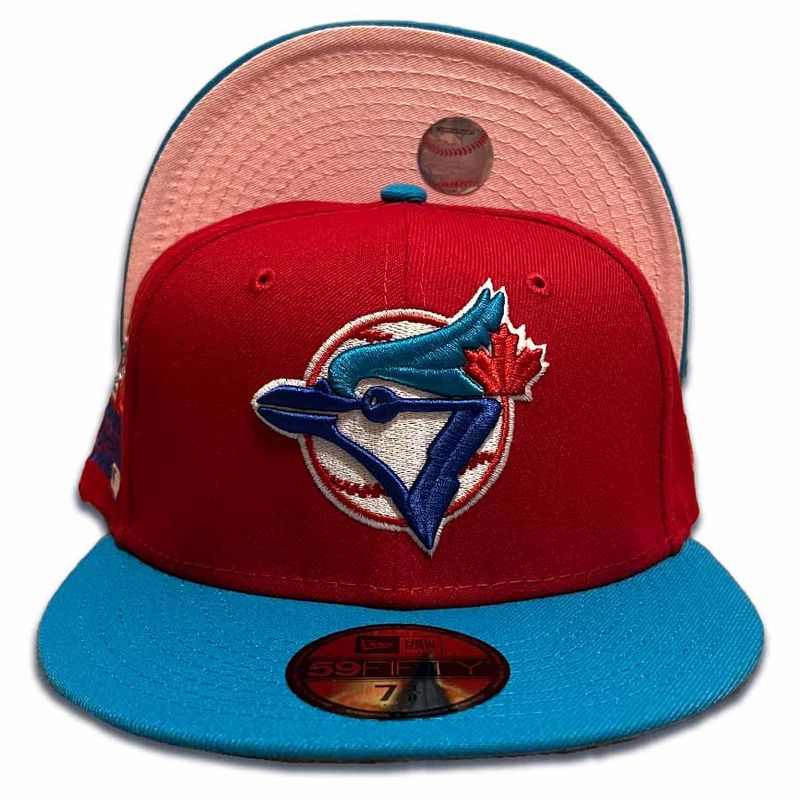 Toronto Blue Jays Two Tone 1991 All Star Game Side Patch Pink UV 59FIFTY Fitted  Hat